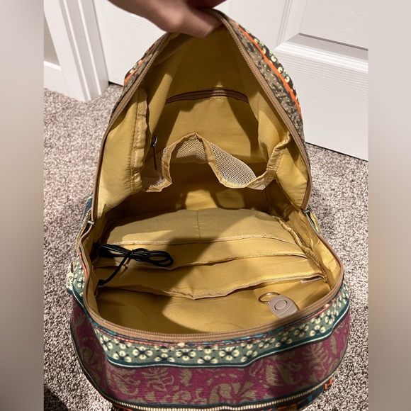 Patterned Boho Backpack - Picture 4 of 9